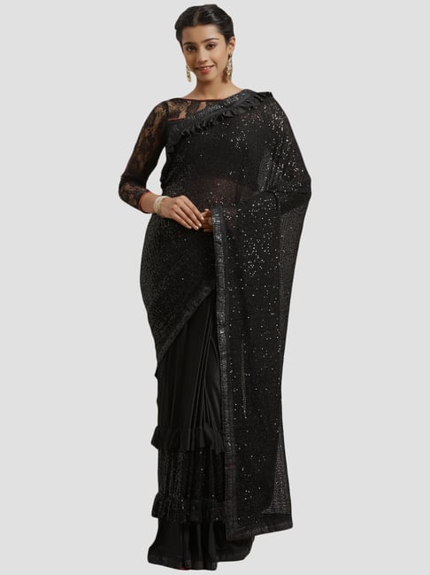 Buy Chhabra 555 Ombre Saree With Embellished Border - Sarees for Women  19697162 | Myntra