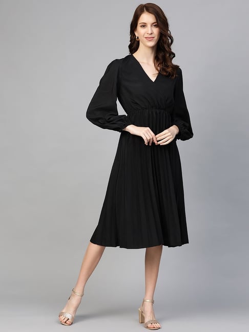 Buy Black Maxi Dress Online - Label Ritu Kumar India Store View
