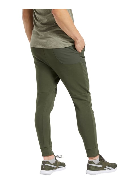 reebok crossfit joggers mens green