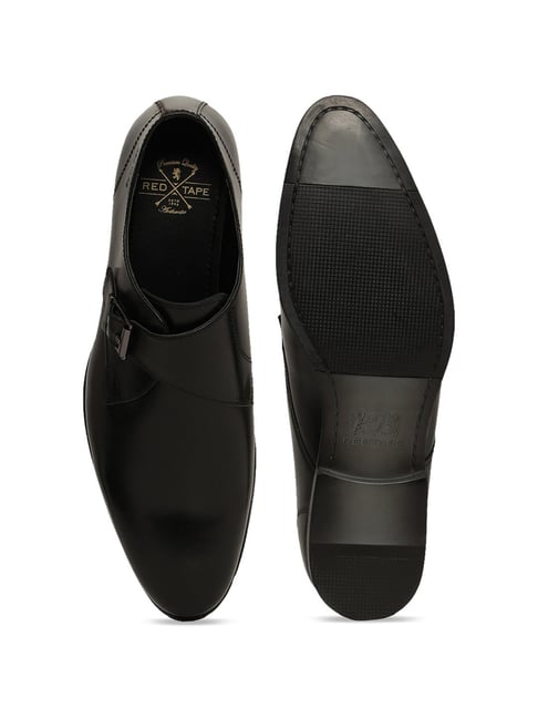 Buy Red Tape Black Monk Shoes for Men at Best Price @ Tata CLiQ