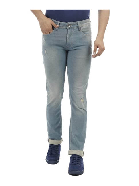 Pepe Jeans Blue Slim Fit Low Rise Jeans