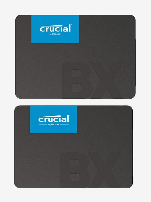 Crucial BX500 240GB 3D NAND SATA 2.5-inch SSD – Pack of 2 (CT1000MX500SSD1, Black)