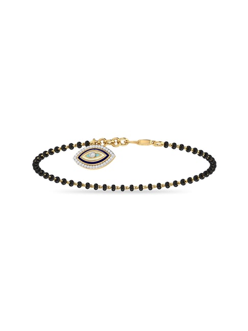 Buy PC Jeweller 18k Gold  Diamond Nazrana Mangalsutra Bracelet Online At  Best Price  Tata CLiQ