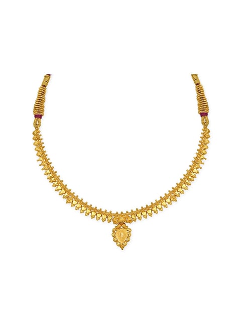 Tanishq Bridal Jewellery Gold Necklace Designs Tanishq 22k Gold