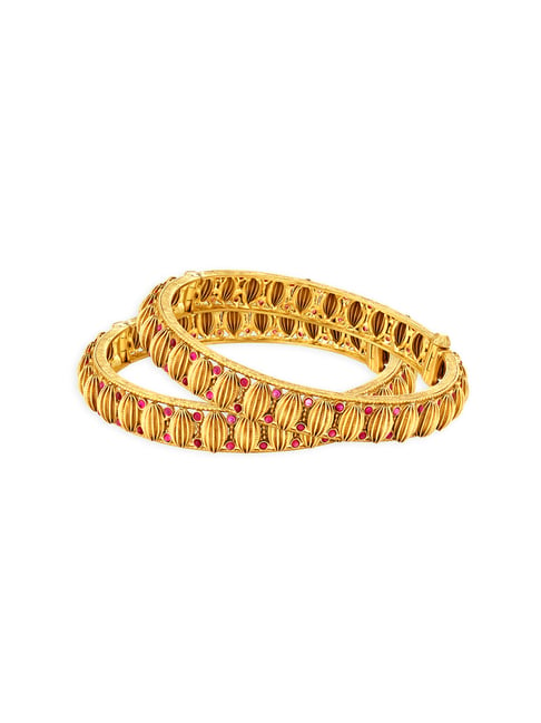 Tanishq daily wear sales gold bangles