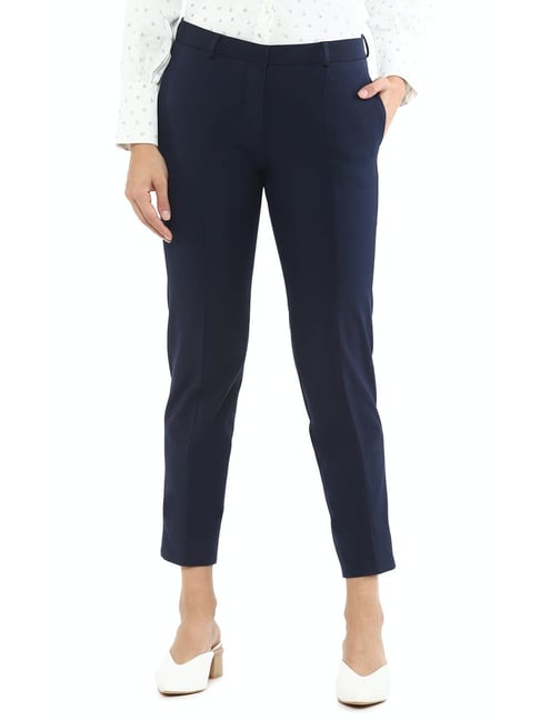 vans pants womens navy