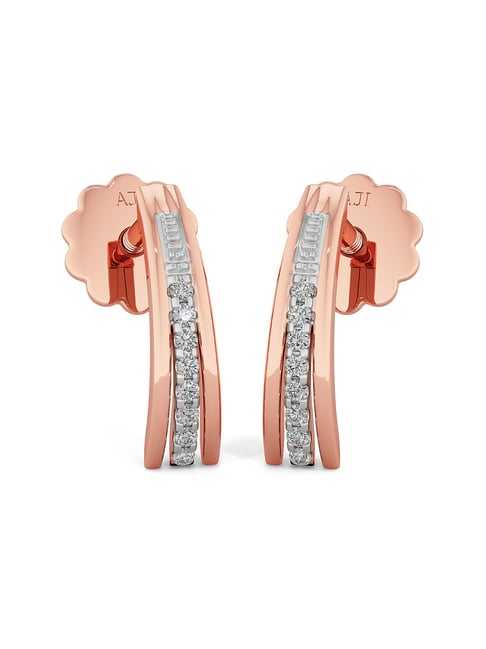 Monica Vinader Rose Gold Plated Vermeil Silver Corda Huggie Hoop Earrings |  Liberty