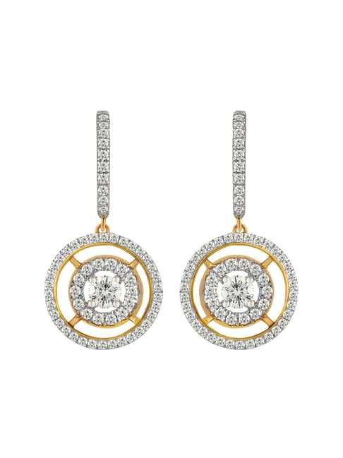 Buy Joyalukkas 18k Gold & Diamond Earrings for Women Online At Best ...