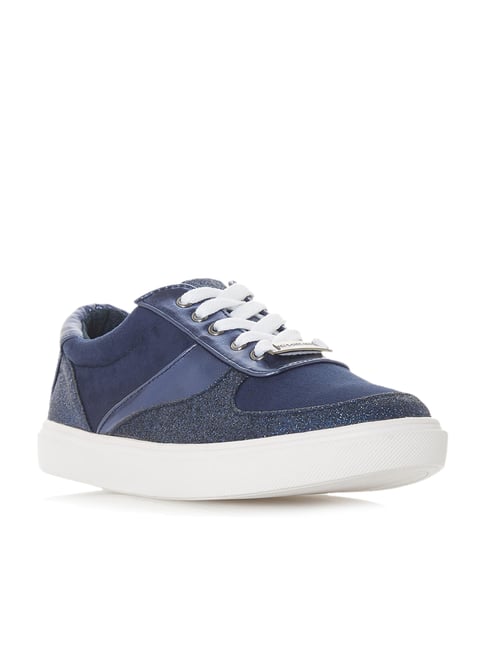 Head Over Heels by Dune London Women's Evandra Navy Sneakers