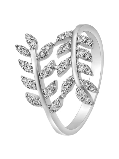 white gold rings for womens tanishq