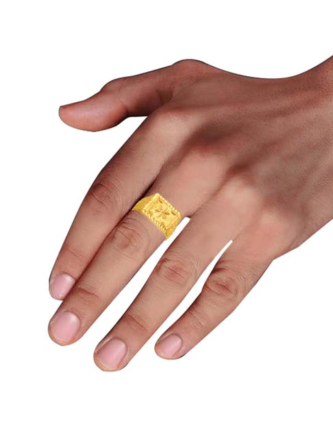 buy-tanishq-22k-gold-ring-for-men-online-at-best-price-tata-cliq