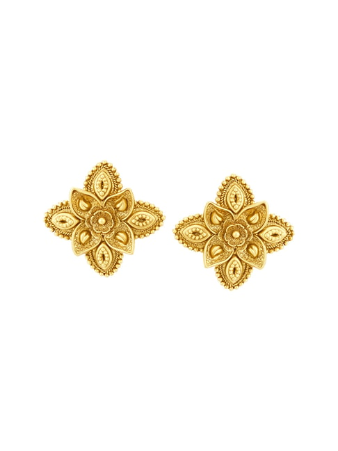 Buy Tanishq 18k Gold Earrings for Women Online at Best Prices | Tata CLiQ