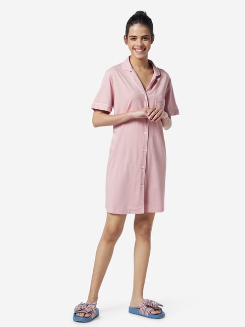 Buy Wunderlove by Westside Peach Shirt-Nightdress for Women Online @ Tata CLiQ