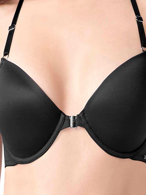 Buy Amante Black Under Wired Padded T-Shirt Bra for Women Online @ Tata CLiQ