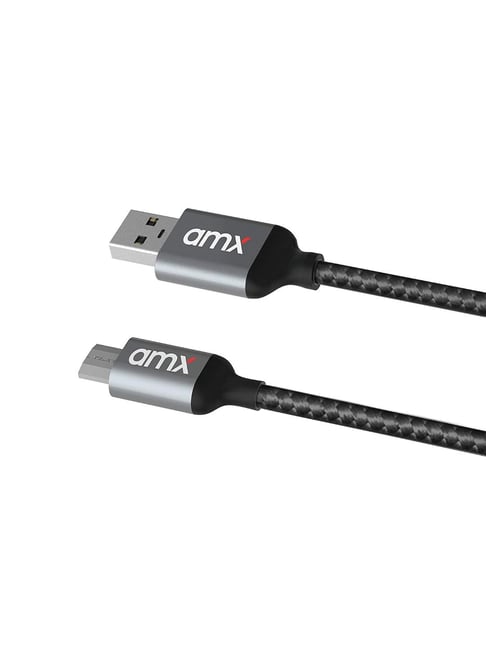 AMX Micro USB Cable Infiniti X for Fast Charging and Data Transfer Grey