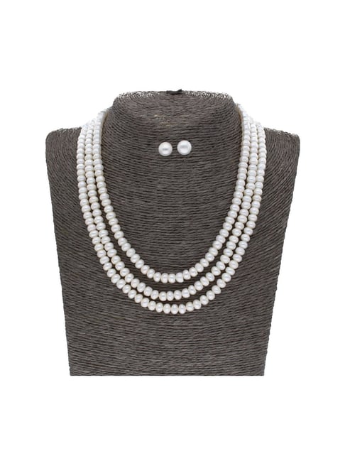 Paparazzi Sail Away With Me White Pearl Necklace