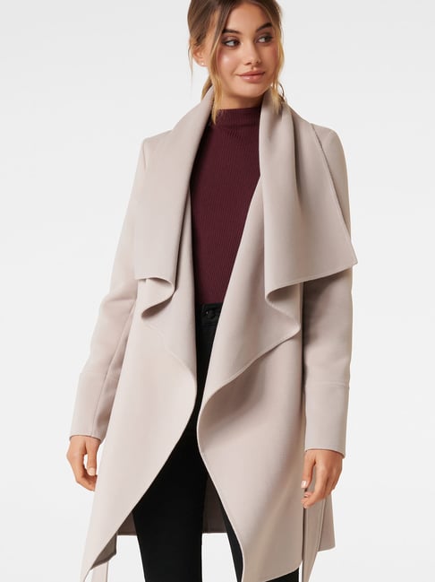 Buy Forever New Mink Willow Wrap Coat for Women Online Tata CLiQ