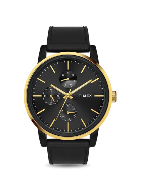 TIMEX Men Black Round Dial Analog Watch - TWEG18902