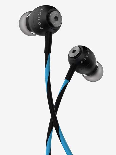 Boult Audio BassBuds Storm-X In-Ear Wired Earphones with Full Metal Body & Extra Bass (Blue)