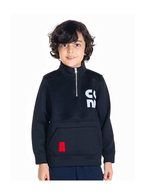 Cherry Crumble By Nitt Hyman Kids Black Applique Sweatshirt-picture-27