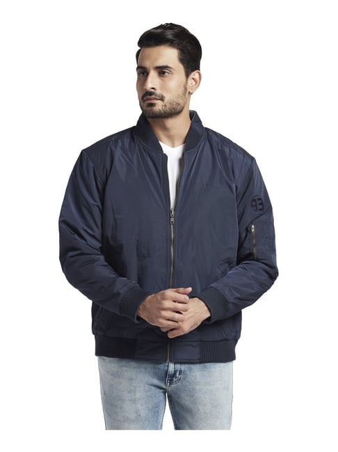 Buy Colorplus Navy Tailored Fit Jackets for Mens Online Tata CLiQ