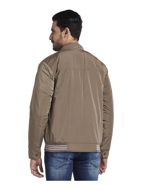 Colorplus Brown Tailored Fit Jackets