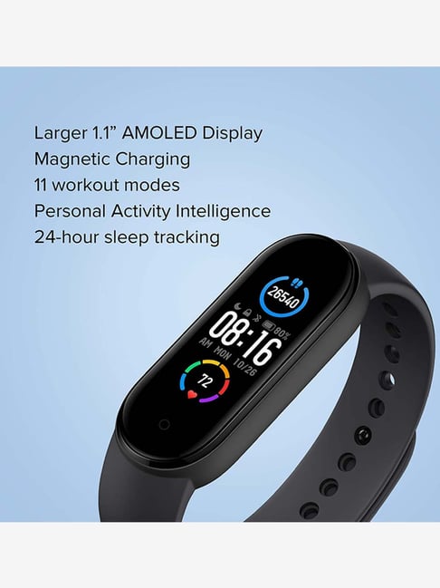 Buy Xiaomi Mi XMSH10HM Smart Band 5 Fitness Tracker (Black) Online At ...