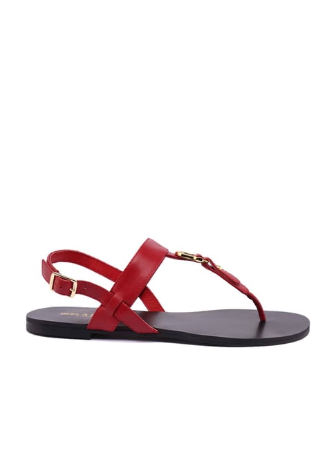 Buy Red Heeled Sandals for Women by BIG FOX Online | Ajio.com