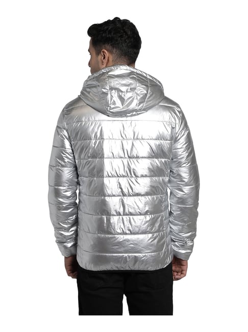 Buy Red Tape Sliver Full Sleeves Hooded Jacket for Men's Online