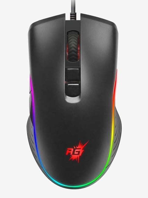 Red Gear A-20 Wired Gaming Mouse (Black)