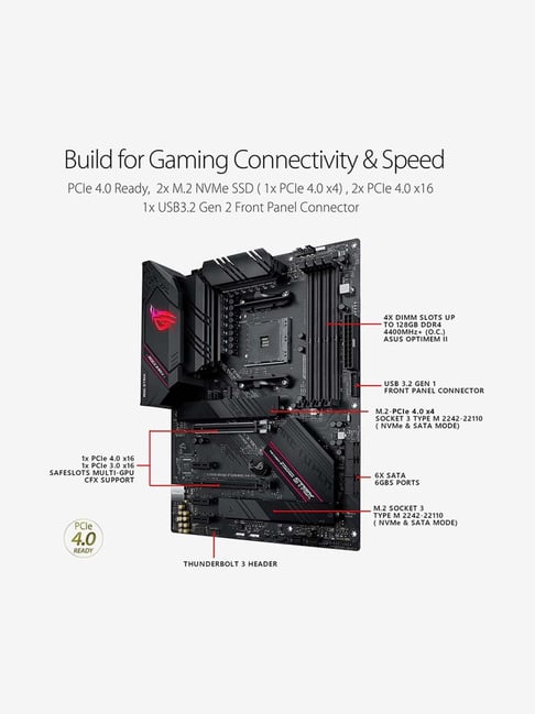 Usb C B550 F Gaming Motherboard B550f Usb C Asus Rog Strix B550F