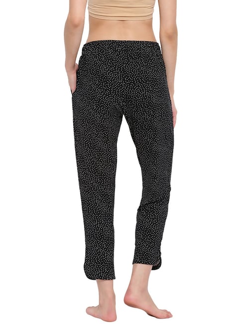 Buy Enamor Black Printed Lounge Pants for Women Online @ Tata CLiQ