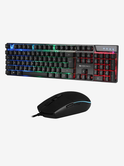 Zebronics Zeb-War Wired Gaming Keyboard & Mouse Combo (Black)