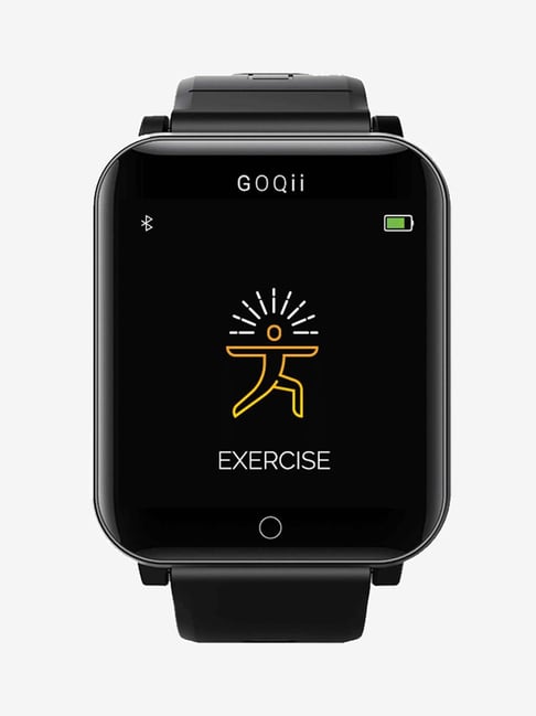 GOQii Smart Vital Fitness Smartwatch (Black)