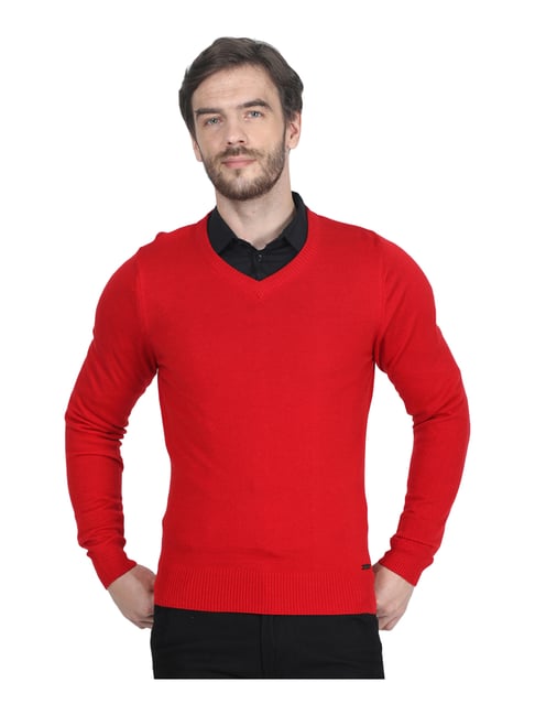 monte carlo red sweater