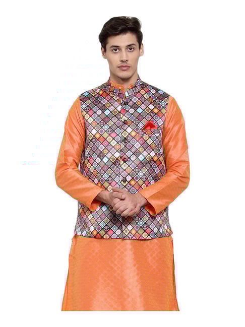 Neudis Multi Regular Fit Printed Bundi Jacket-picture-15