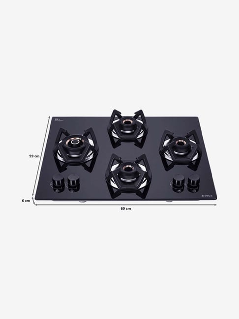 Buy Elica Classic Flexi AB HCT 4 4 Burners Builtin Hob (Black) Online