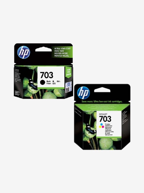 HP 703 Black and 703 Three Colors Combo Ink Cartridges Multi