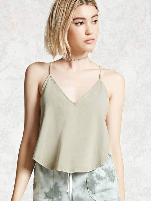 Forever 21 Grey Regular Fit Camisole