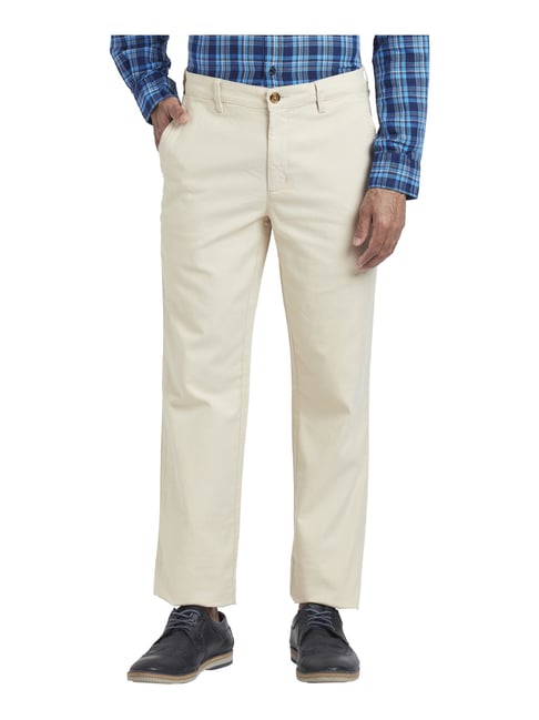 ColorPlus Casual Trousers  Buy ColorPlus Medium Grey Trouser Online   Nykaa Fashion