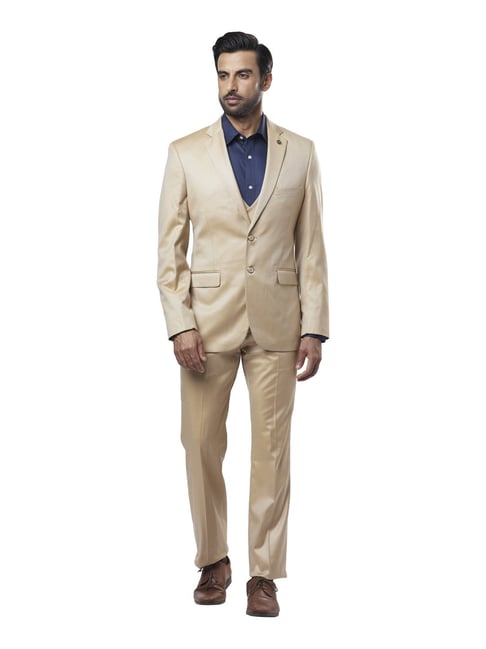 Walsall Slim Fit Cream Suit With A Reversible Waistcoat  MrGuild