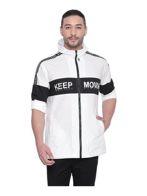 Mufti white hooded shirt sale