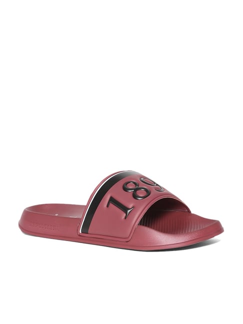 U S Polo Assn U.S. Polo Assn. Men's Raffer 2.0 Maroon Casual Sandals