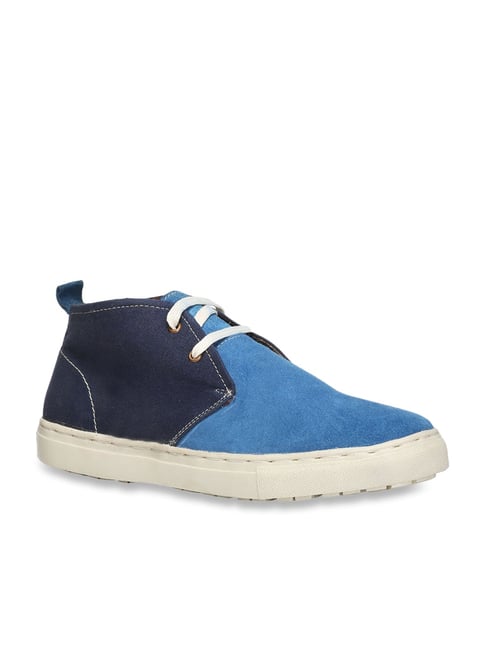 Bata Men's Blue Chukka Boots-picture-21