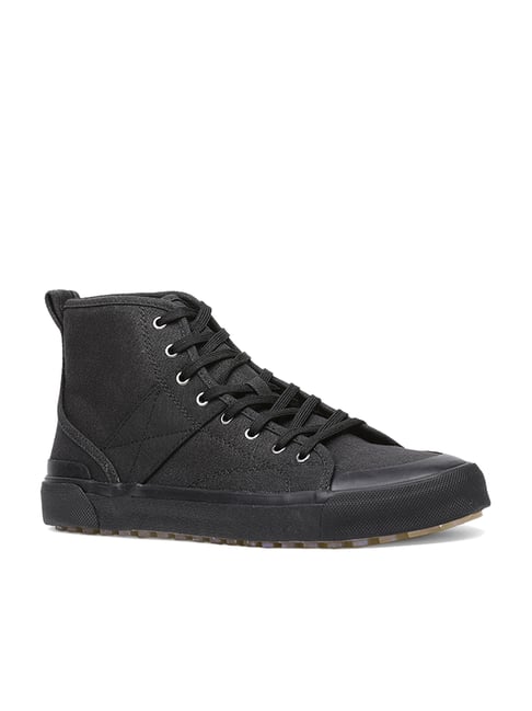 Bata Men's Black Ankle High Sneakers-image-21