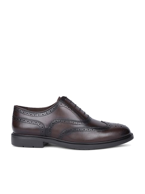 Buy Hush Puppies by Bata Dark Brown Brogue Shoes for Men at Best Price ...