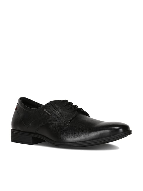 Hush Puppies by Bata Men's Black Derby Shoes