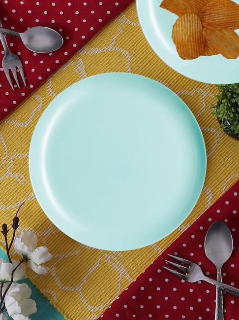 Luminarc Turquoise Opalware Dinner Plates - Set of 6