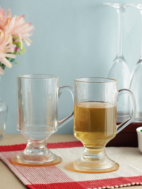 Buy Arcoroc Transparent Glass Coffee Mugs 290 Ml Set Of 6 At Best Price Tata Cliq