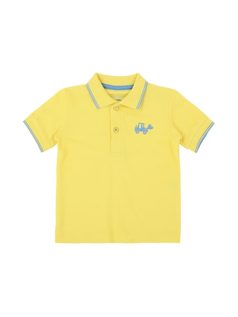 baby yellow polo shirt